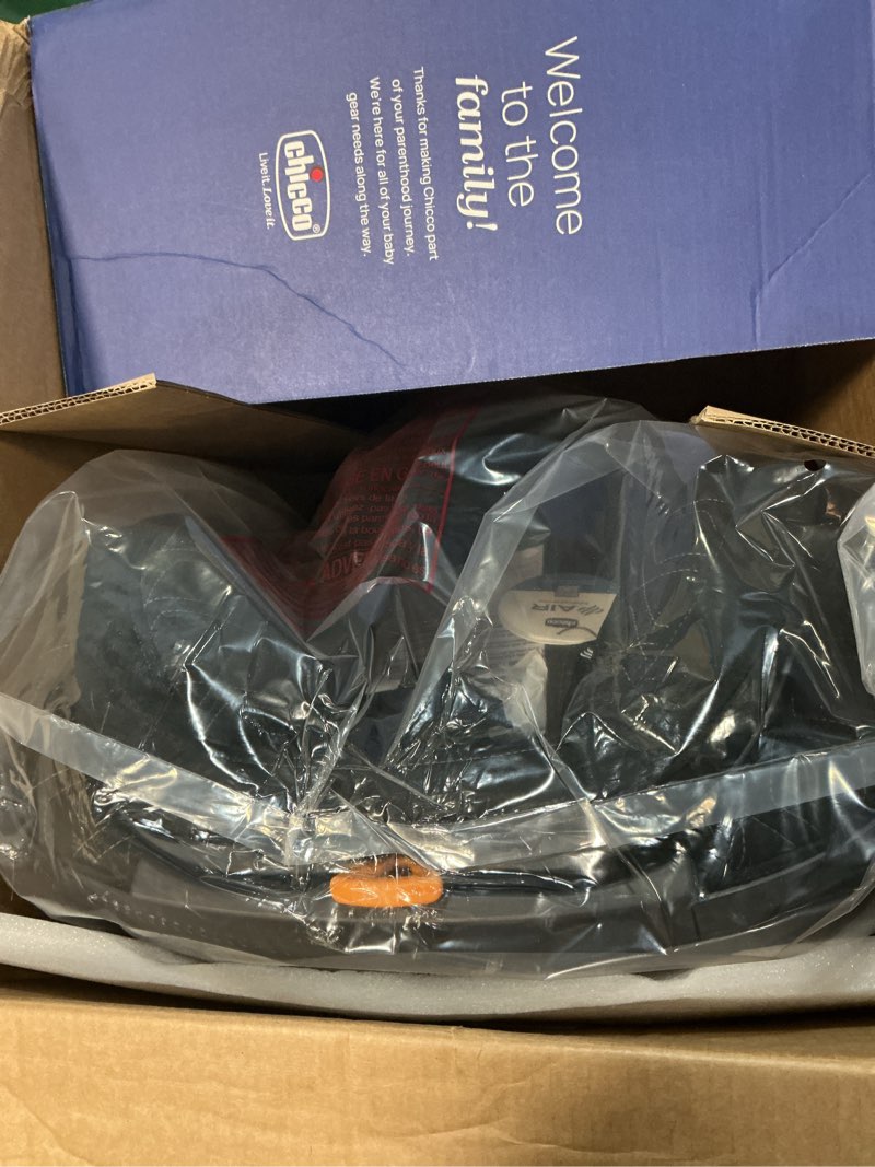 Condition photo showing New/Like New for chicco myfit harness + booster car seat, 5-point harness and high back seat nova myfit air with cleartex no chemicals