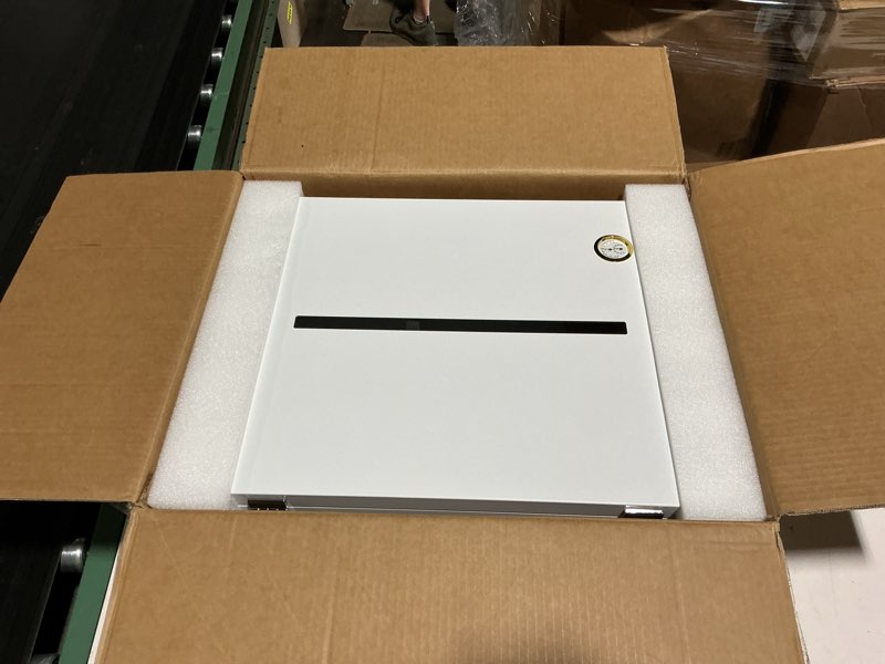 Condition photo showing Good Condition for charger station box compatible with tesla gen 3 wall connector and chargepoint ev charger, cable organizer holder lock cover outdoor rainproof, snowproof, dustproof, theftproof, rustproof 2303-small window cover white