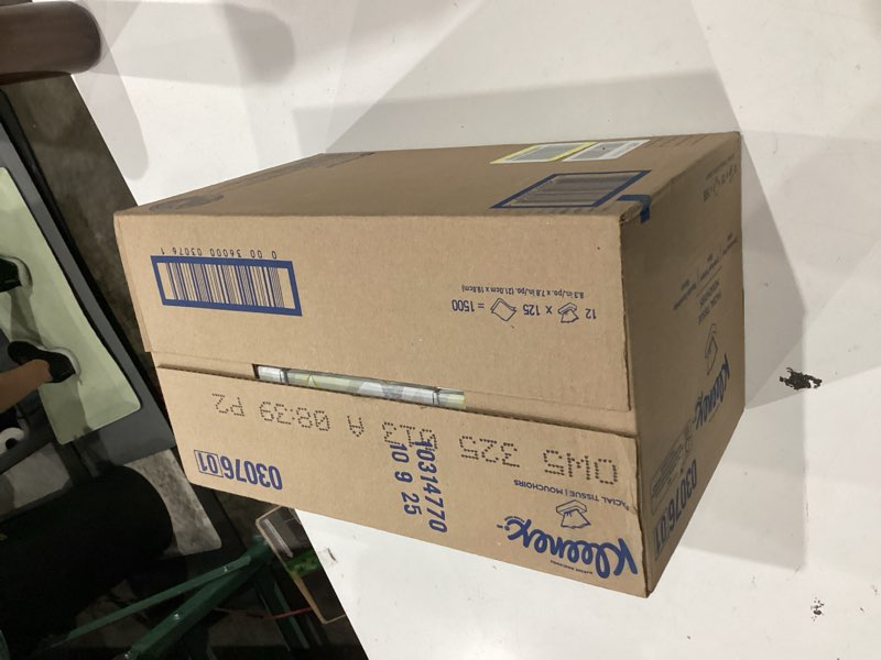 Condition photo showing New/Like New for kleenex® professional facial tissue (03076)  2-ply  white  flat facial tissue boxes for business  convenience case (125 tissues/box  12 boxes/case  1 500 tissues/case)