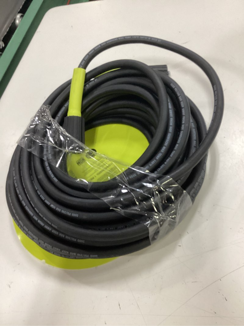 Condition photo showing Good Condition for ryobi 1/4 in. x 50 ft. 3600 psi flexible pressure washer hose
