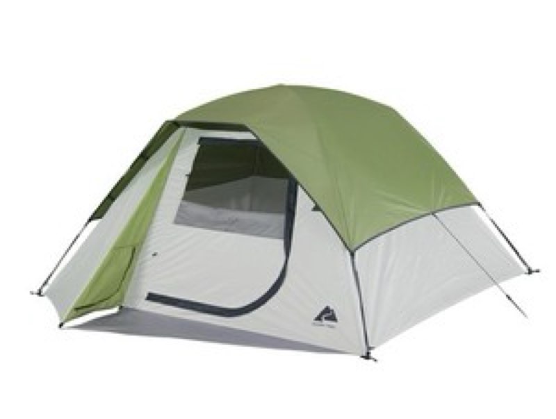 ozark trail 4-person clip and camp dome tent, enlarged dome design, seam-taped