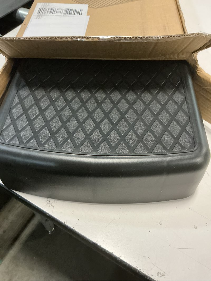 Condition photo showing As Is for Fitvids 18" Workout Aerobic Stepper Step Platform with 2 Risers, Multiple Colors Black and Pink