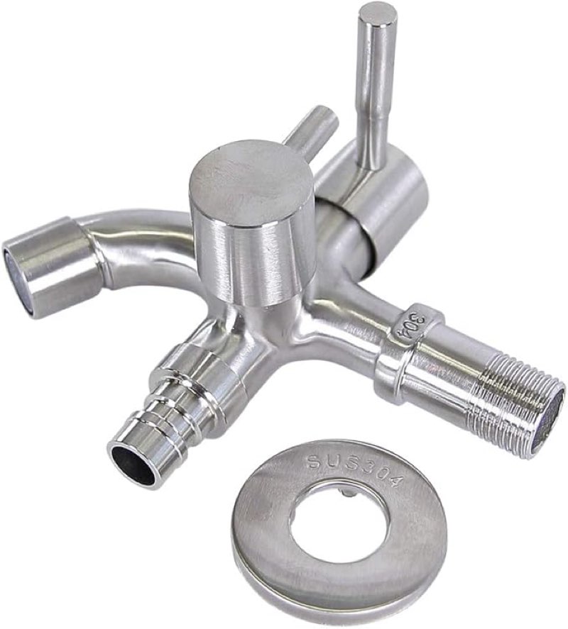 Soytich Stainless Steel Ball Valve Outdoor Fixture Water Faucet Garden Faucet 