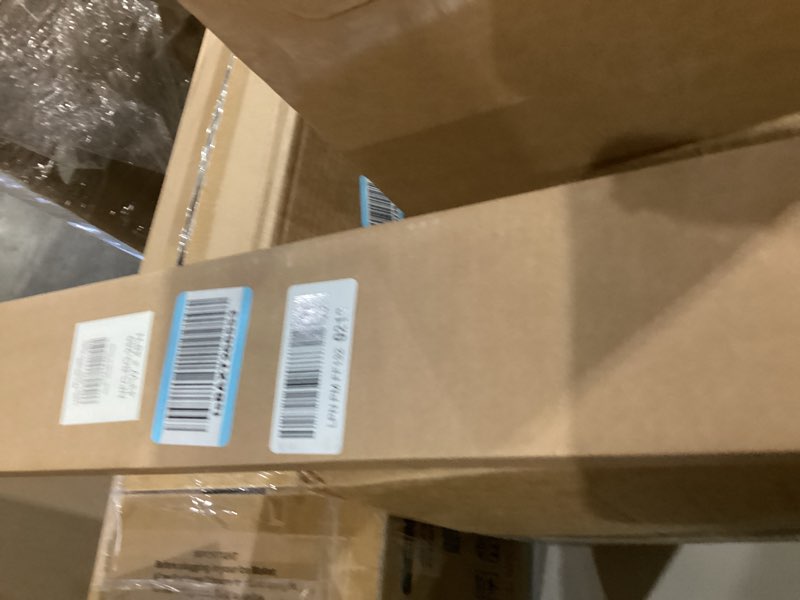 Condition photo showing New/Like New for LazBlinds Cordless Cellular Shades, No Tools No Drill Blackout Honeycomb Shades Pleated Blinds for Windows, 43'' W x 48'' H, Silver White Blackout-silver White 43'' W x 48'' H