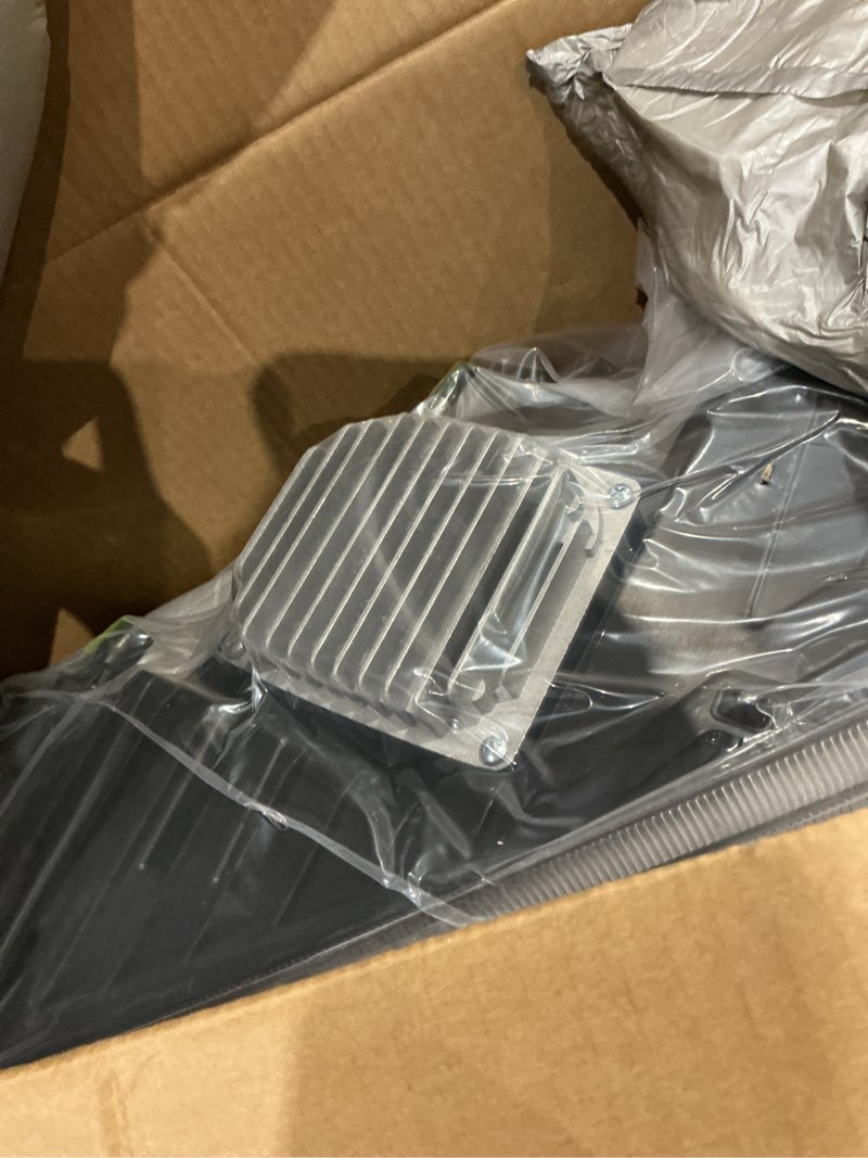 Condition photo showing Good Condition for jfn led headlights compatible with 2018-2023 cascadia, reflector cascadia headlamps, pair set, black housing, tailored for elite models(driver side (left))