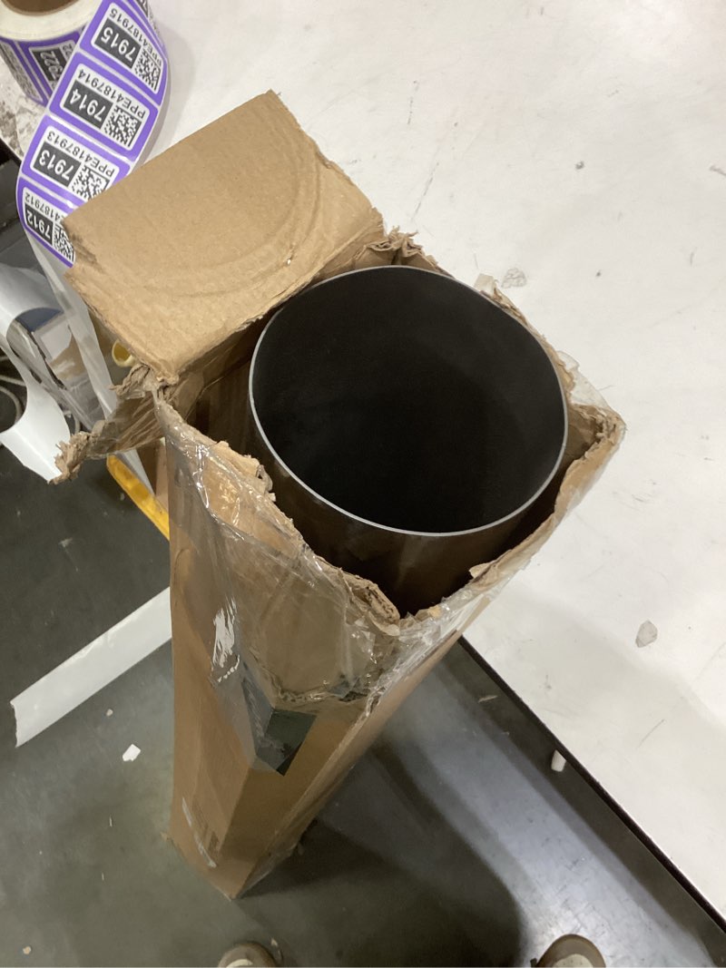 Condition photo showing As Is for a-karck straight exhaust pipe 5" inlet, 304 stainless steel 48" long mandrel exhaust tube 5.0" 48 inch