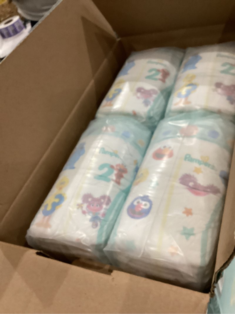 Condition photo showing New/Like New for pampers diapers - baby dry - size 3, 168 count, absorbent disposable infant diaper (packaging may vary)