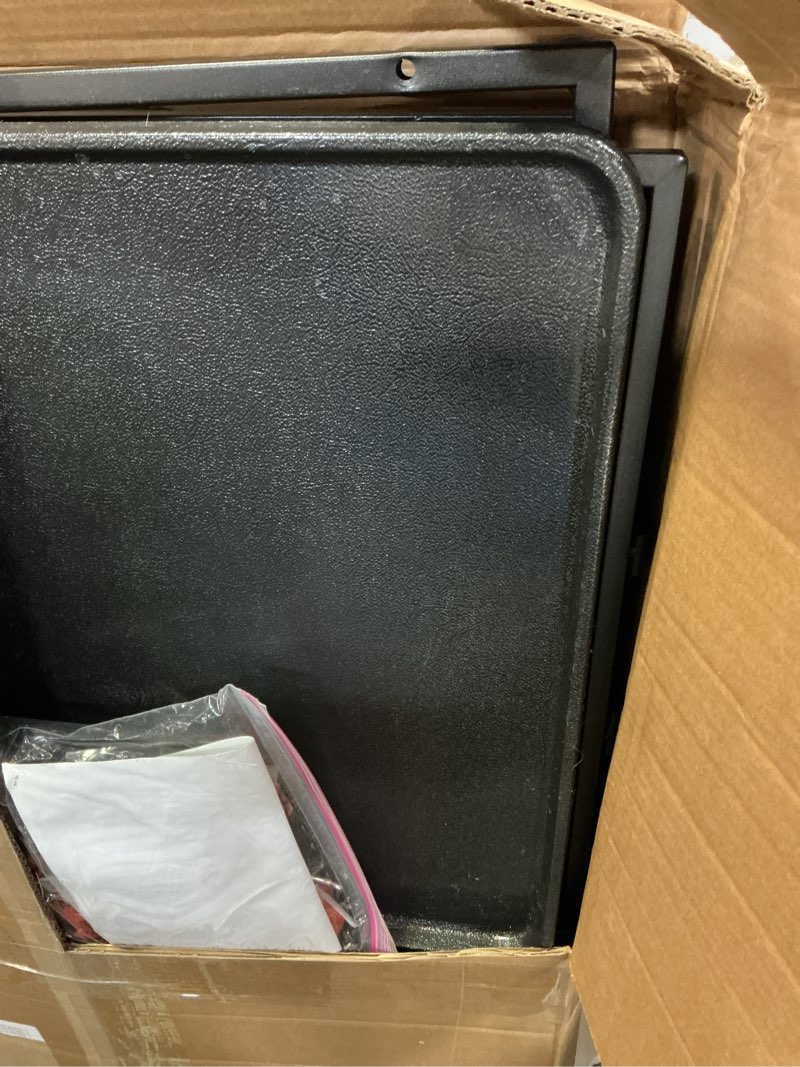 Condition photo showing Good Condition for aboxoo 48/42 inch xl dog crate for large dog/double medium dogs,heavy duty metal dog cages,all metal open top,dog kennel indoor with wheels,floor grid, tray, divider and feeding bowl 48"inch black