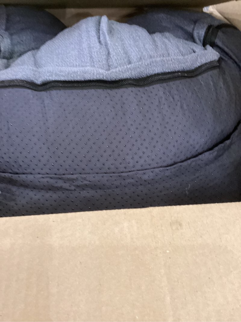 Condition photo showing As Is for Orthopedic Dog Bed for Large Dogs - Waterproof Memory Foam Dog Couch Bed with Sides, Pet Beds with Washable Cover & Non-Slip Bottom, Grey, 38x28 Inch Grey 38"L x 28"W x 9"H