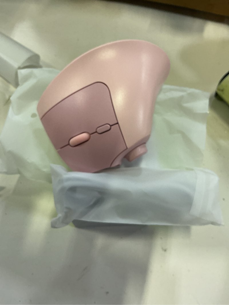 Condition photo showing New/Like New for seenda ergonomic mouse wireless, mou-302 bluetooth vertical mouse rechargeable, volume knob, silent mice & 1000/1600/2400 dpi, 3 multi-device connection for windows/pc/laptop/mac/macbook, pink