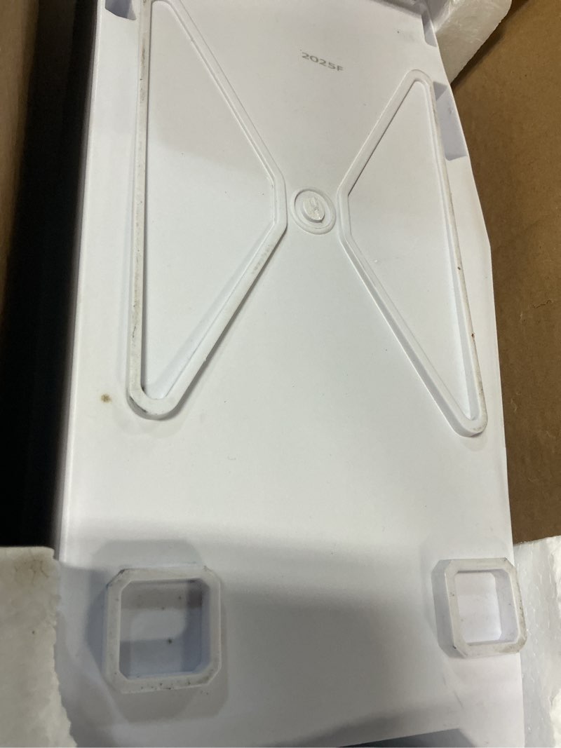 Condition photo showing As Is for 1500w macerator pump with grinding blade toilet pump utility sink pump upflush to 32.8ft 2800gph macerating toilet system with 4 water inlets 2 outlets for toilet sink shower laundry kitchen basement