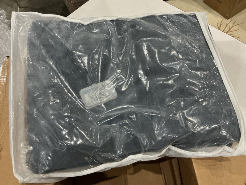 Condition photo showing Good Condition for hpd half price drapes signature velvet thermal blackout curtains for living room 108 inch long 1 panel rod pocket insulated blackout curtains for bedroom window curtains, 50wx108l, distance blue grey distance blue grey 50"w x 108"l (pack of 1)