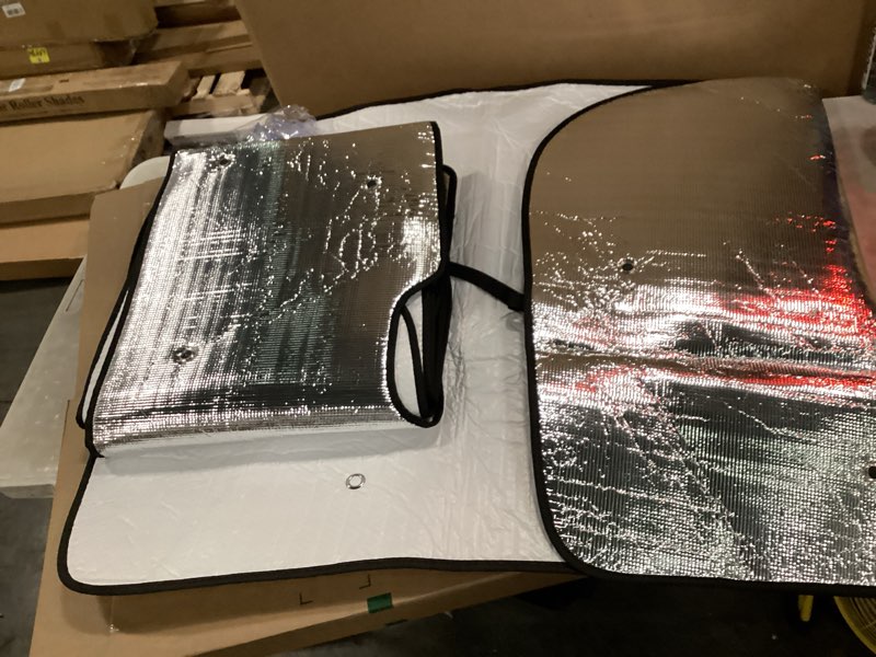 Condition photo showing Good Condition for car curtain window sun visor cover windshield sunshade insulation pad for dodge ram 2010-2017 for 2018 up(for 2018 up)