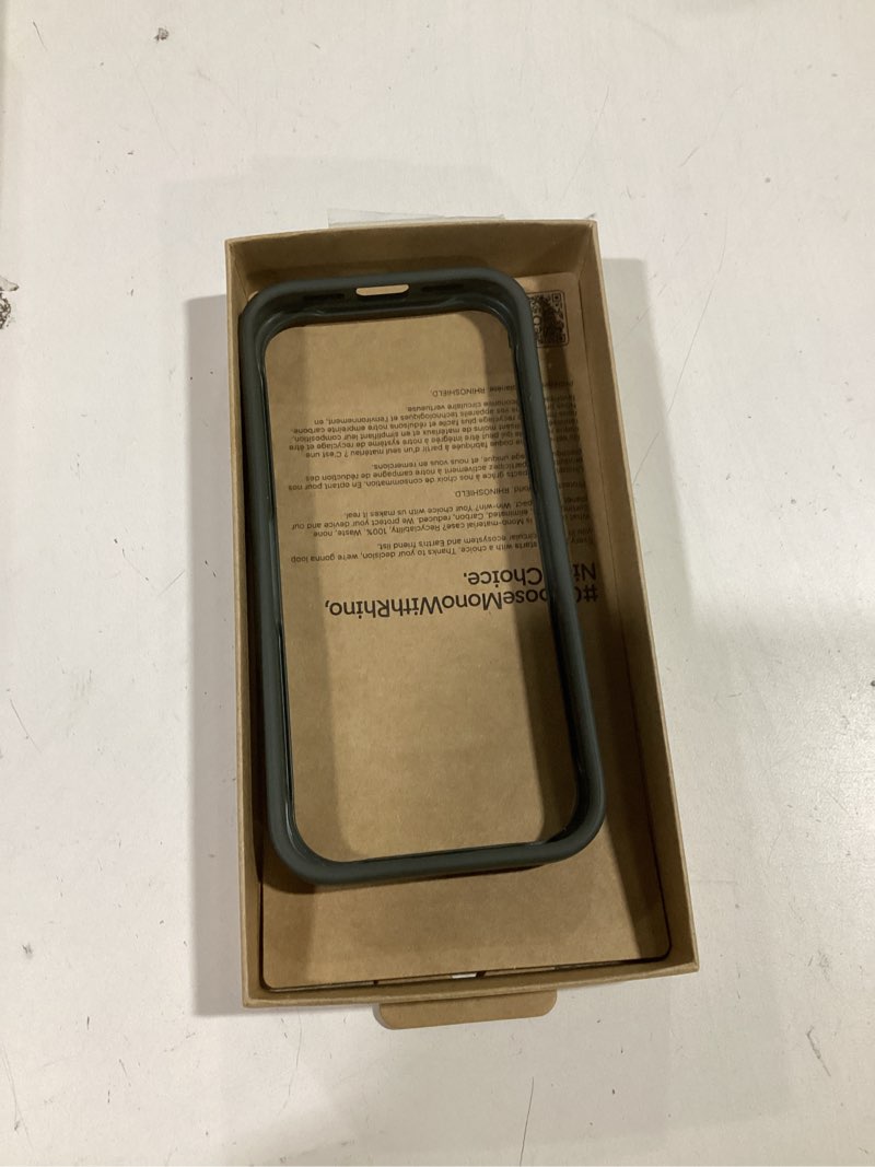 Condition photo showing Good Condition for RhinoShield Bumper Case Compatible with [iPhone 15 Pro] | CrashGuard - Shock Absorbent Slim Design Protective Cover 3.5M / 11ft Drop Protection - Graphite iPhone 15 Pro - Graphite