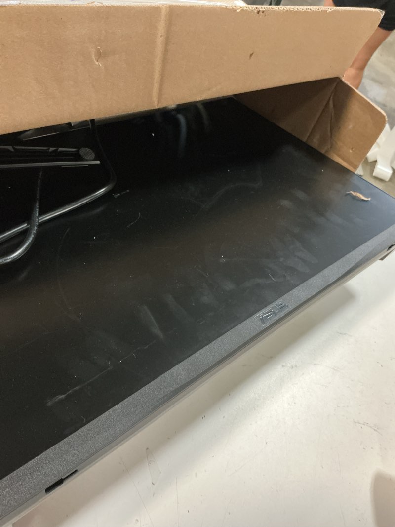 Condition photo showing As Is for asus tuf gaming series 5 24.5” 1080p monitor (vg259qmr5a) - fast-ips, 310hz, 0.3ms, g-sync compatible, freesync premium, extreme low motion blur sync, 99% srgb, displaywidget, gaming ai, 3 yr warranty 25" 310hz freesync premium