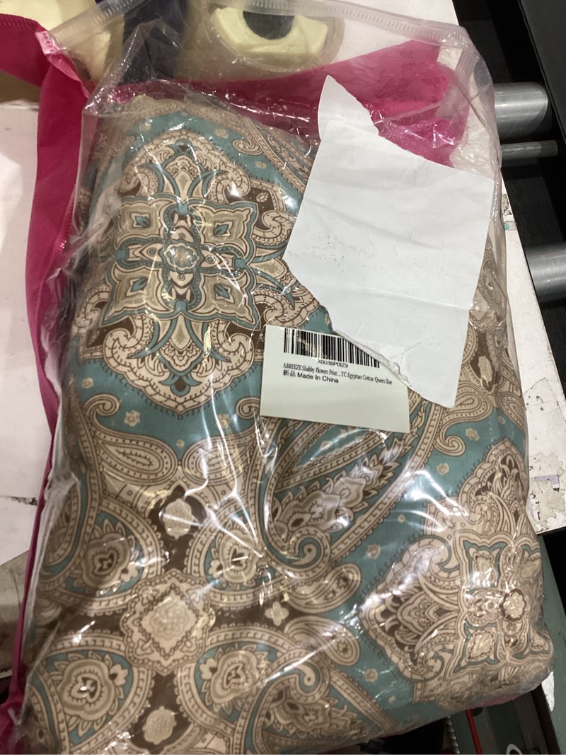 Condition photo showing New/Like New for abreeze beige beddding set rufffed  luxury egyptian sheets  beddingsuper soft cotton deep pocket queen size queen beige