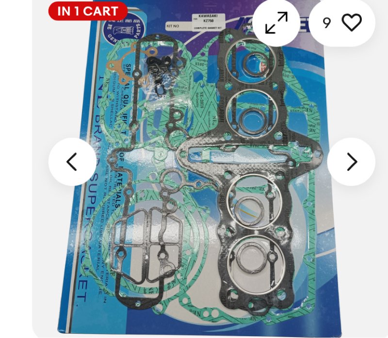 For KAWASAKI KZ750 GPZ750 ENGINE GASKET KIT 1982-1985 VG-461