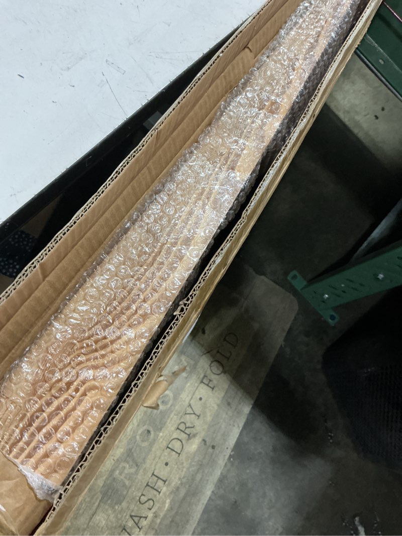 Condition photo showing Good Condition for wooden threshold ramp for home steps, 3" rise doorway ramp with non-slip grooves, door ramp for wheelchair/walker/cart/scooter, (31.4 w*3.0" h, solid wood, 600lbs capacity) 3 inches
