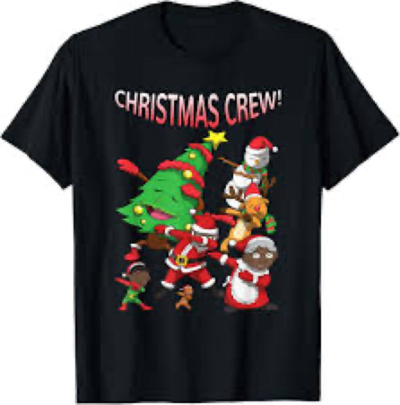 Dabon Christmas S...son Tee Tops Black DN019-Black-XL