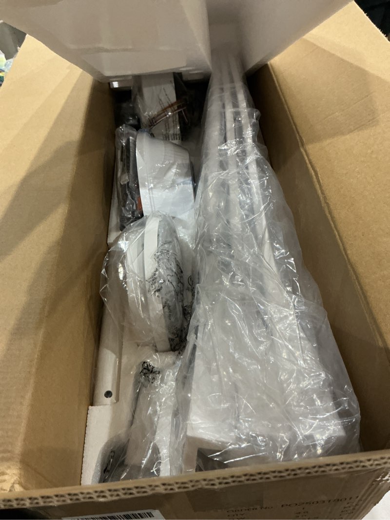 Condition photo showing Good Condition for bvenubiglite white ceiling fan with light: 52-inch ceiling fan 3 blades low profile outdoor - modern ceiling fans with remote app control quiet reversible dc motor for patio living room white 52 inch - with light