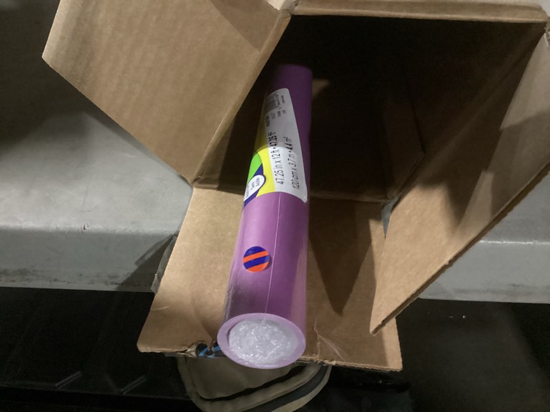 Condition photo showing New/Like New for Fadeless Bulletin Board Paper, Fade-Resistant Paper for Classroom Decor, 48” x 12’, Violet, 1 Roll