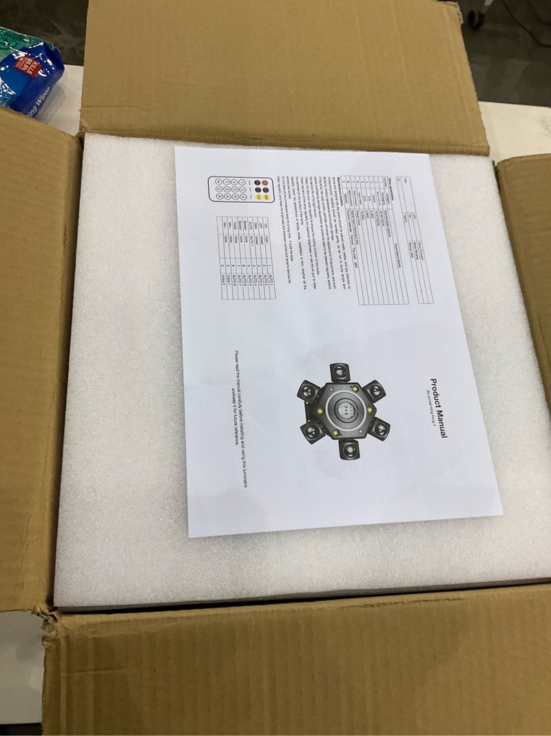 Moving Head Dj Lights for Parties, Disco Stage Lights 7-in-1 LED RGBW 6 Arms with Mixed Lighting Eff