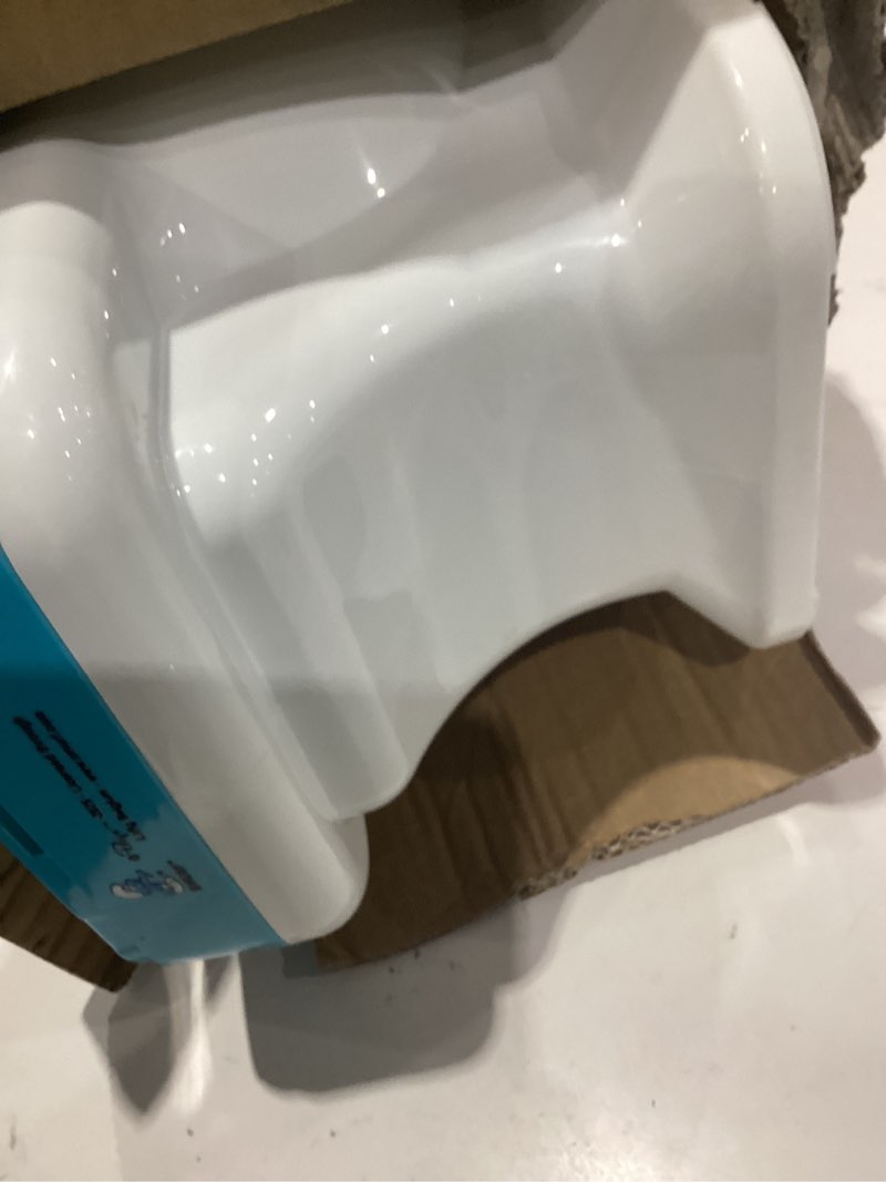 Condition photo showing As Is for the smurfs lifelike potty training toilet with wipes