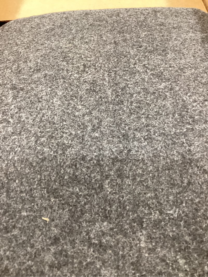 Condition photo showing As Is for petgrow commercial carpet tiles, 24" x 24" squares, 18 tiles, 72 sq ft, non-slip soft floor carpet for office, bedroom, living room, kitchen, garage,easy diy installation with flexlok tabs gray
