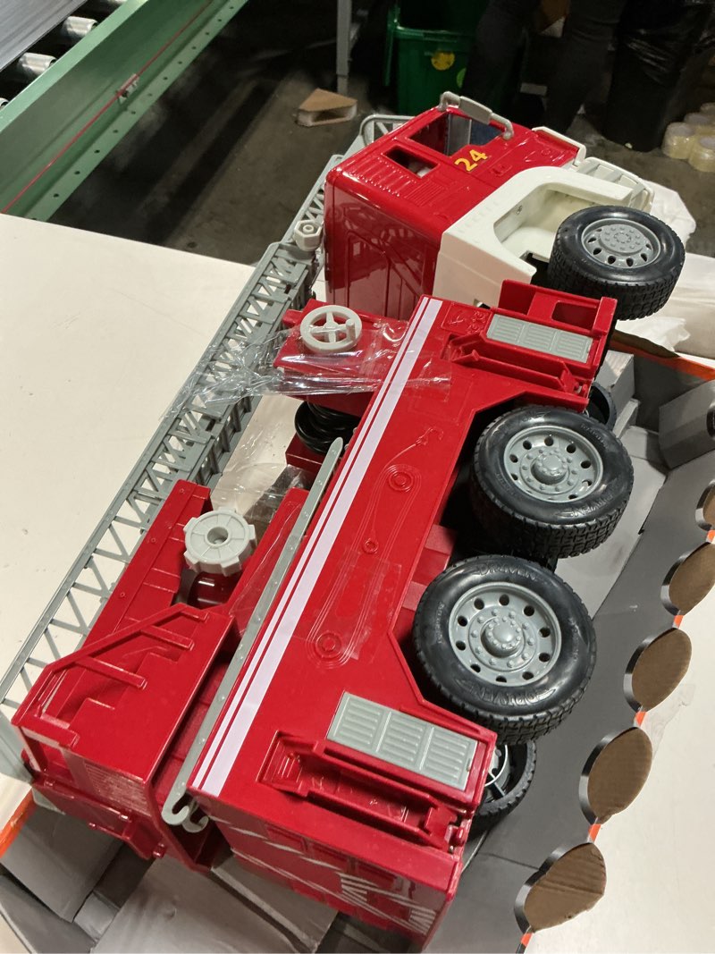 Condition photo showing As Is for driven by battat – toy fire truck – standard series