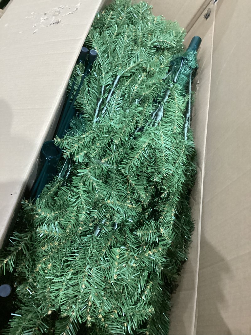 Condition photo showing Good Condition for National Tree Company 6.5 ft Unlit Dunhill Fir Full Artificial Christmas Tree, 1,838 Tips, Includes Stand, Green 6ft 6in Tree