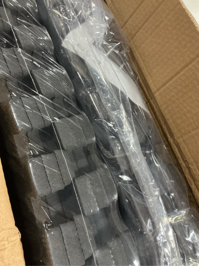 Condition photo showing New/Like New for cap puzzle exercise mats | 1/2” thick eva interlocking foam tiles for home gym flooring | multiple options t - black 12 tiles (48 sq ft)
