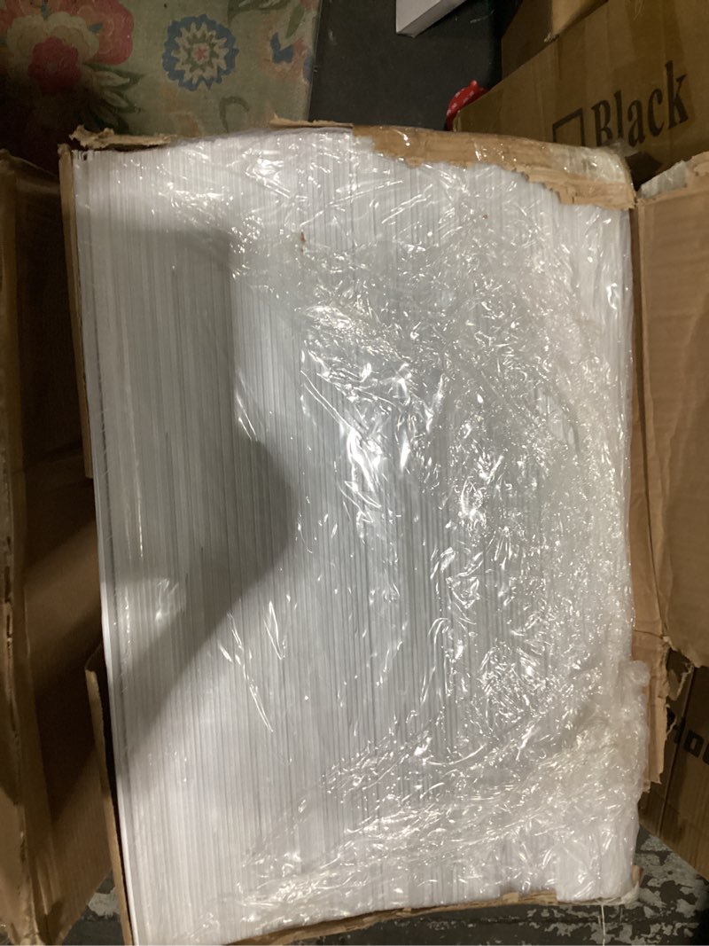 Condition photo showing New/Like New for pollycor yard signs. corrugated fluted polypropylene plastic sign boards for business, garage yard sale, real estate, indoor outdoor advertising, diy. 24" x 18" 100-pack 24"x18" box of 100