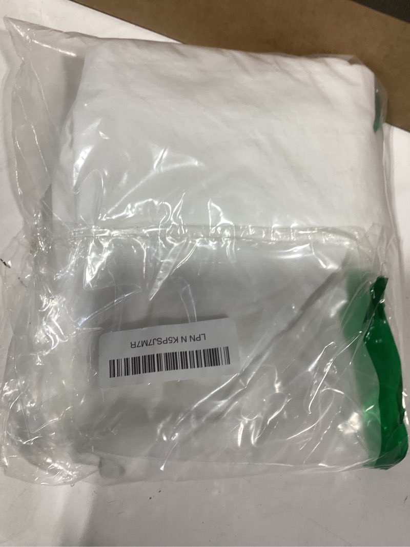 Condition photo showing New/Like New for sunflower body pillowcase 100% cotton long pillow cover/case envelope closure 1 pack, 20×54 inches white, soft and breathable body (20"x54") bright white