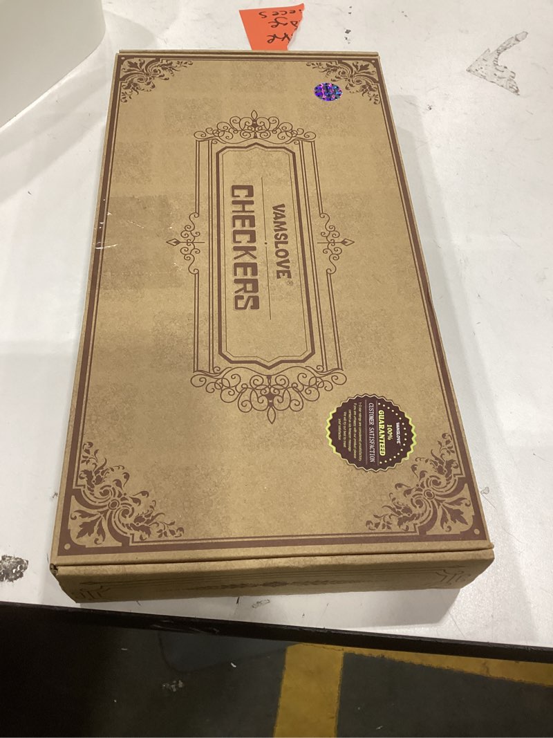 Condition photo showing As Is for  checkers board game