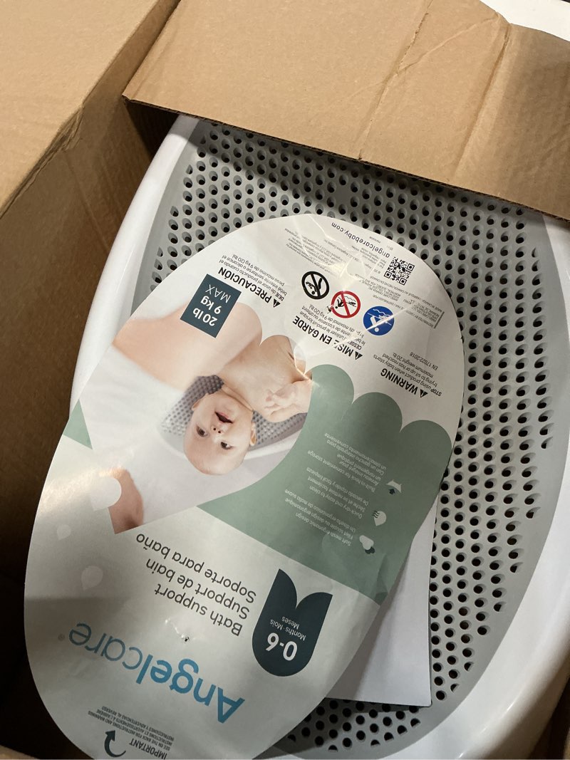 Condition photo showing Good Condition for angelcare baby bath support (gray) | ideal for babies less than 6 months old bath support grey