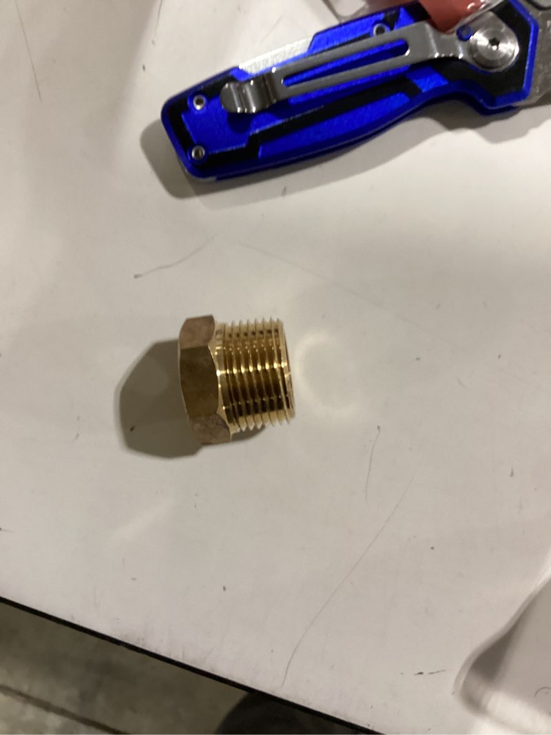 Condition photo showing Good Condition for proline series brass 1/2-in female x 3/4-in male bushing fitting