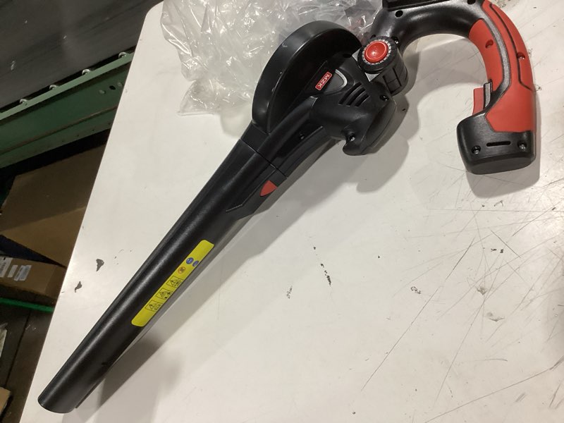 Condition photo showing Good Condition for mzk cordless leaf blower,20v battery powered electric blower for lawn care, electric lightweight leaf blower for blowing leaves, patio cleaning and dust(2 * 2ah battery & charger included),lf40d13 2ah*2