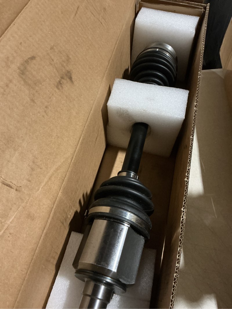 Condition photo showing As Is for a-premium cv axle shaft assembly compatible with jeep grand cherokee 2014-2020 & dodge durango 2014-2020 v8 5.7l, rear left or right, driver or passenger side, replace# 52123523aa