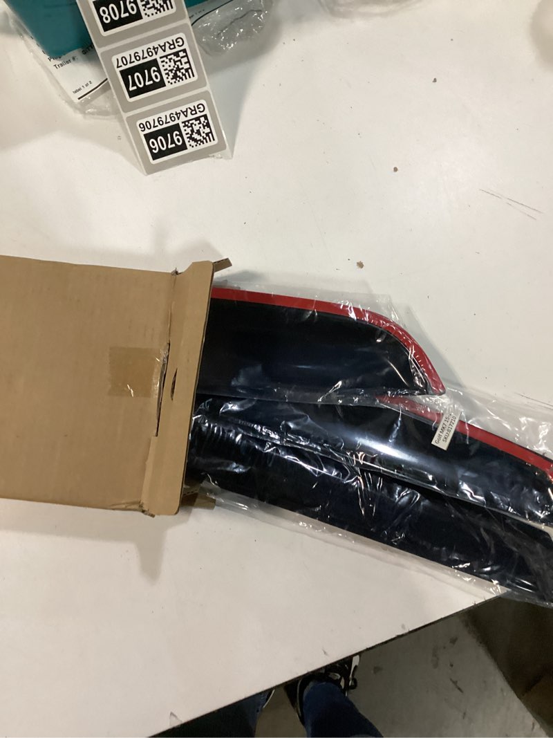 Condition photo showing New/Like New for ig window visors fit for 2015-2021 volkswagen golf, out-channel rain guards vent wind deflectors 4pc, car accessories for 15-21 vw golf (5-door only) 2015-2021 golf
