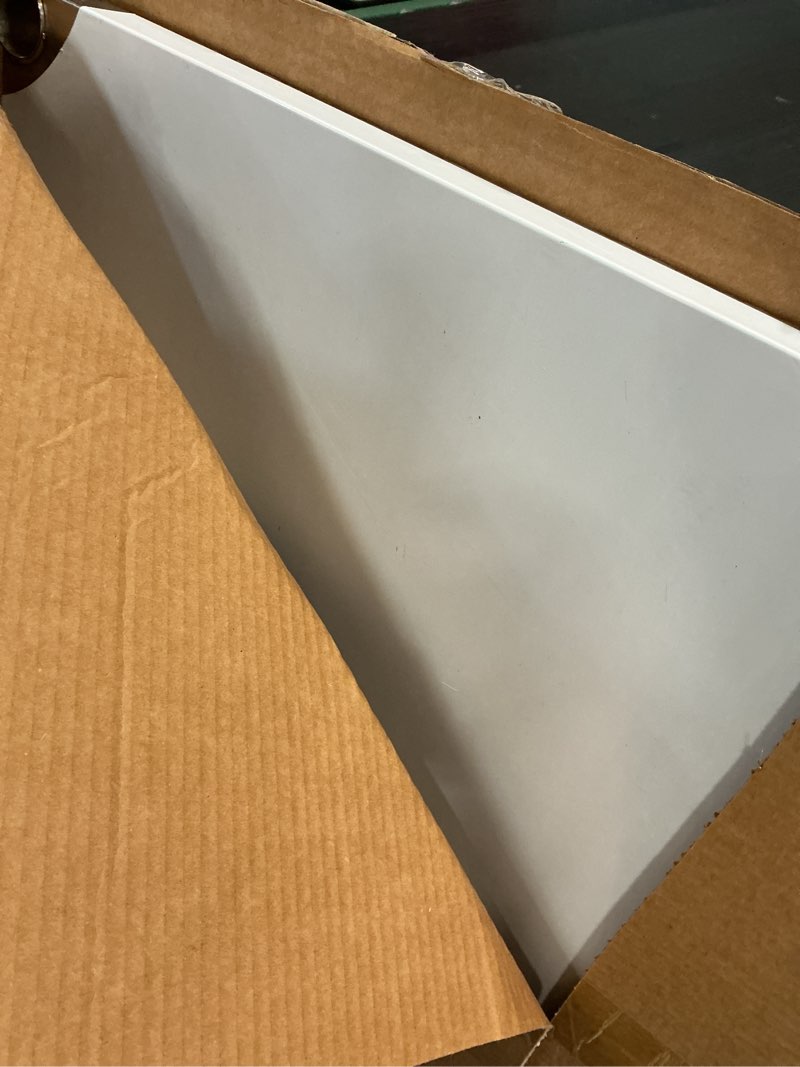 Condition photo showing As Is for stainless steel undershelf 24x30 inches for commercial work table - bottom shelf add-on extra storage for nsf kitchen restaurant, café, bakery or food prep stations 24 x 30 inches