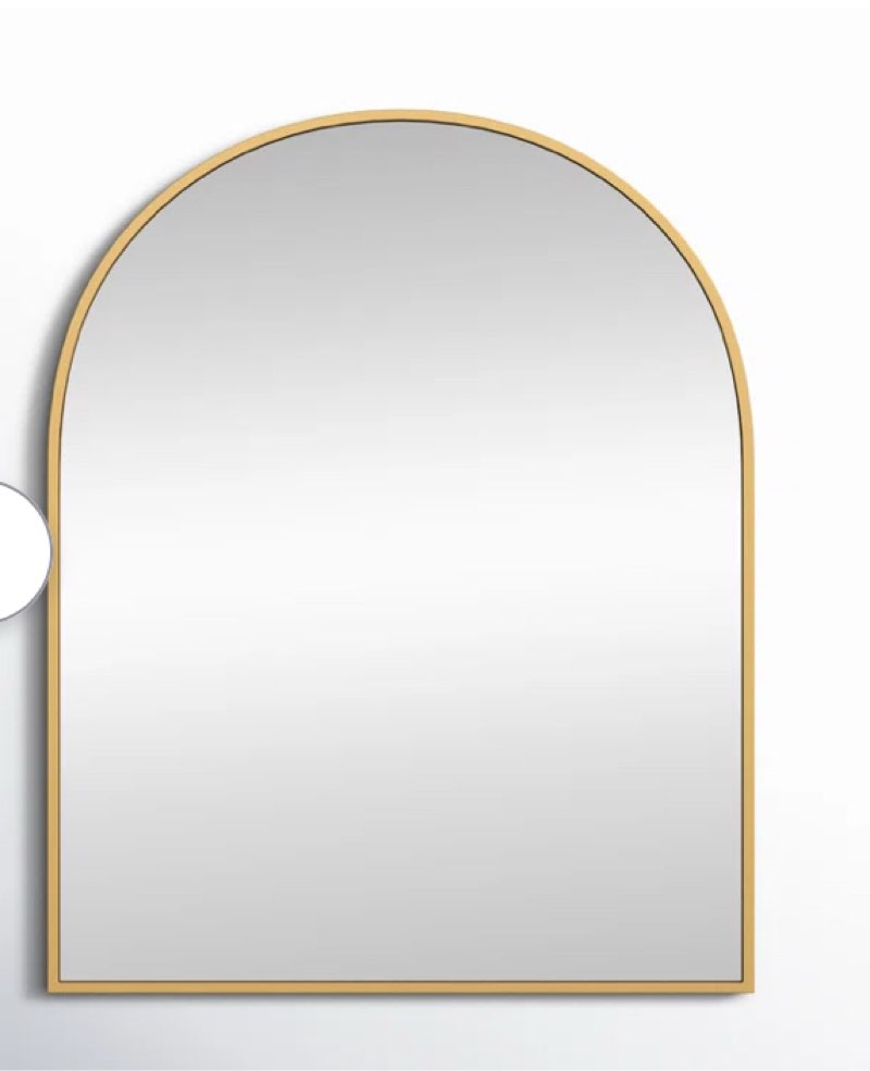 Sabine Metal Arch Wall Mirror INCOMPLETE 