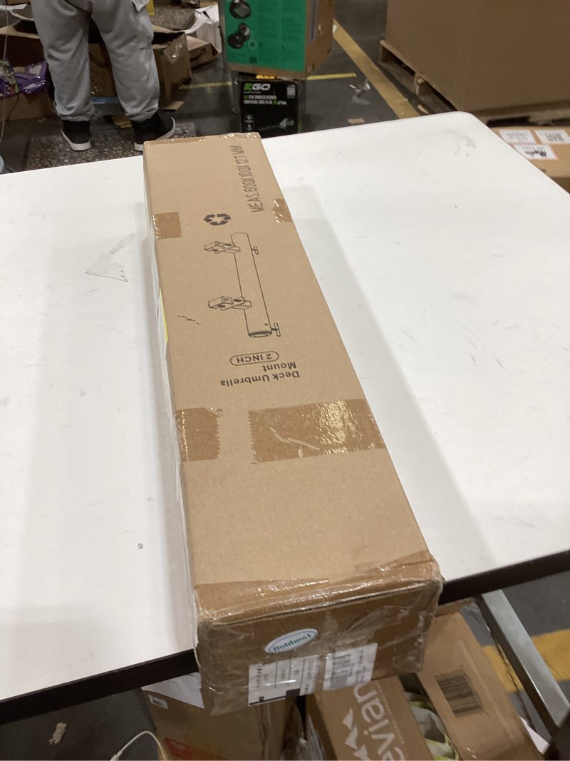 Condition photo showing As Is for Deck humbrella mount