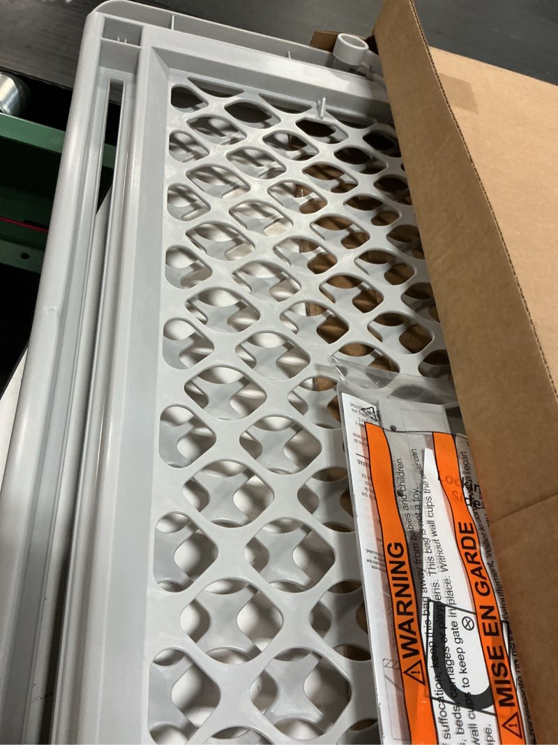 Condition photo showing Good Condition for Toddleroo by North States Supergate Classic Gray Easy Use Baby Gate  26  - 42