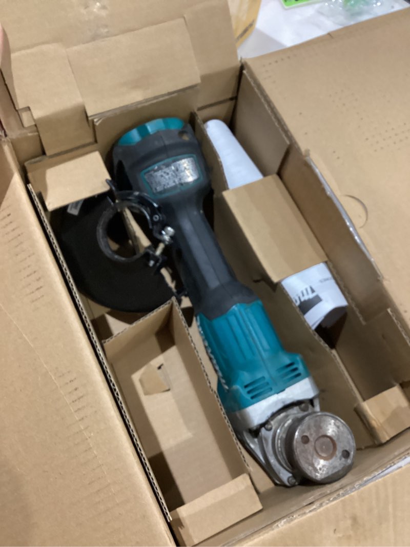 Condition photo showing As Is for Makita XAG09Z 18V LXT Lithium-Ion Brushless Cordless 4-1/2"/5" Cut-Off/Angle Grinder Bare Tool, no battery