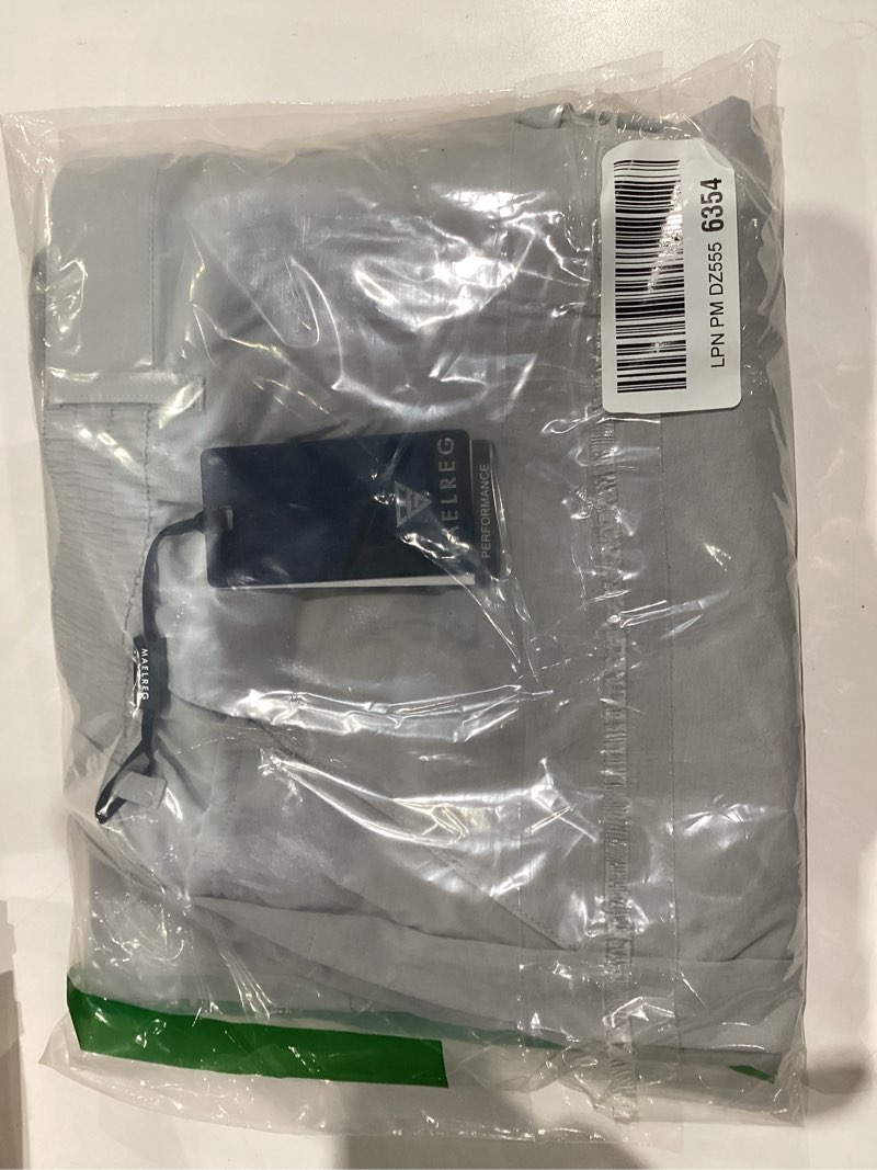 Condition photo showing New/Like New for M MAELREG Mens Golf Pants 5 Pockets Lightweight - 30"/32"/34" Dry Fit Water-Resistant Stretch Dress Work Mens Casual Pants Silver Grey 36W x 30L