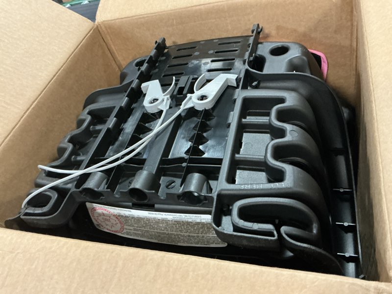 Condition photo showing As Is for Evenflo GoTime LX High Back Booster Car Seat