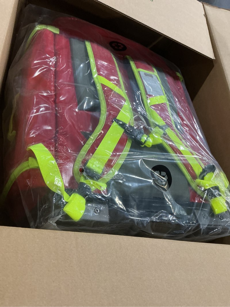 Condition photo showing New/Like New for Statpacks New G3+ Breather All-Inclusive EMS Airway Backpack, Lightweight ALS BLS Trauma Bag for EMS, Police, Firefighters (Red)
