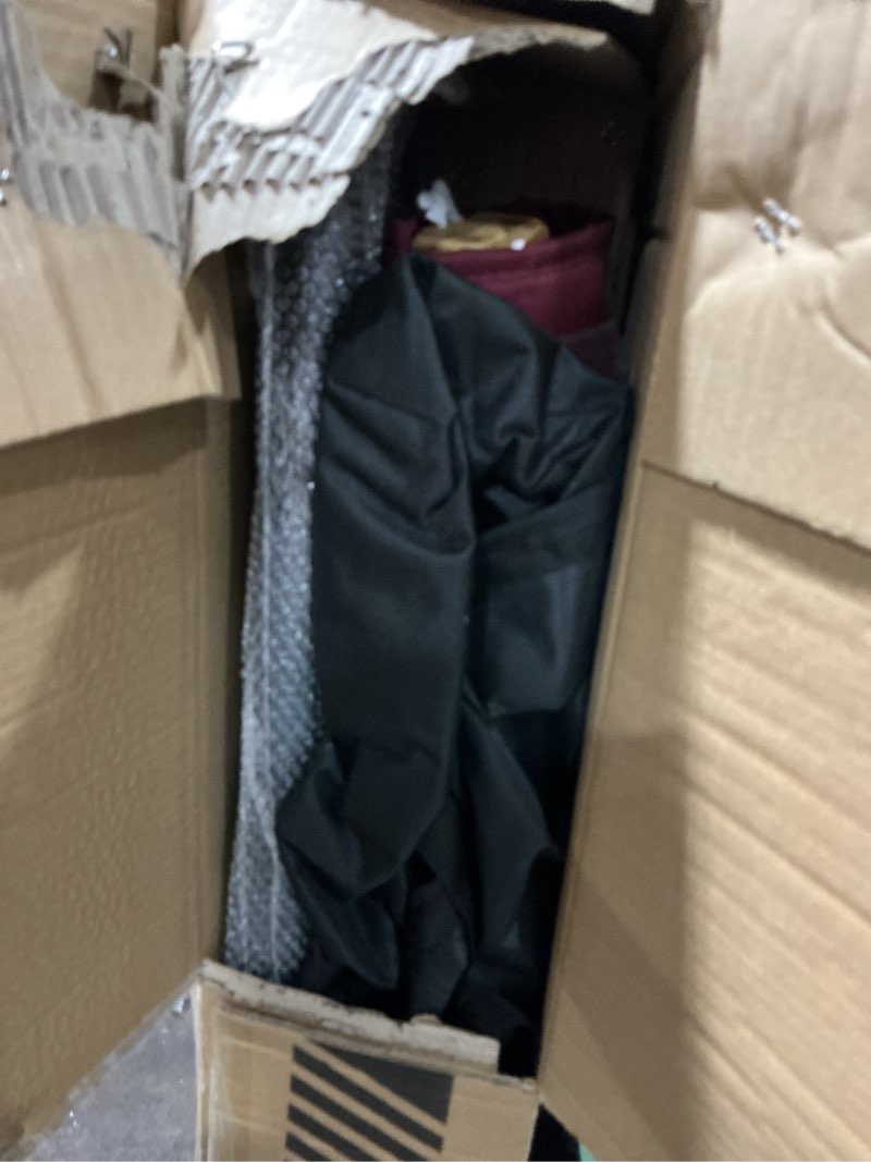Condition photo showing Good Condition for superjare curved-bar hammock with stand, 2 person heavy duty hammock frame, detachable pillow & portable carrying bag, perfect for outdoor & indoor, burgundy