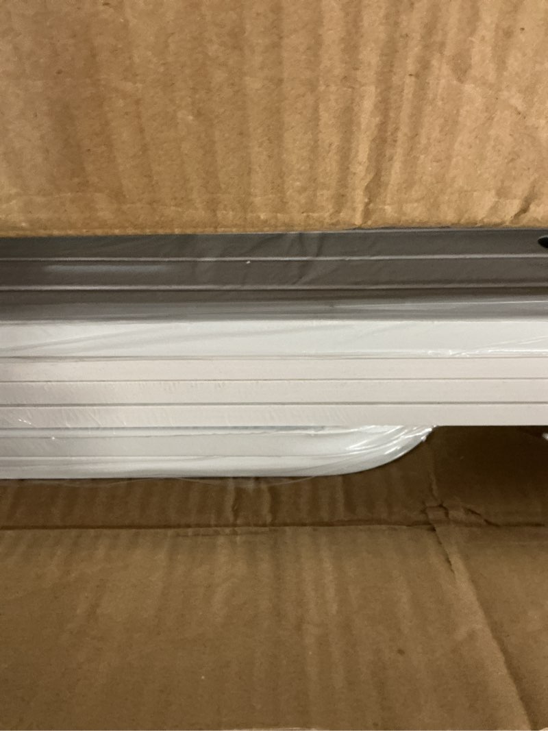 Condition photo showing New/Like New for Large Printer Stand with Storage Shelf, 23.6" W x 18.9" D Printer Cart with Wheels, 3 Tier Mobile Printer Table for Home Office,Stands for Heat Press Scanner Fax (White) White Large