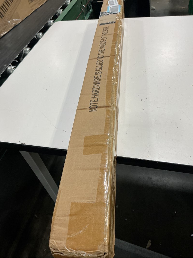 Condition photo showing New/Like New for warm gold corner window curtain rods with aluminum end cap finials and brackets,1 inch diameter bay window curtain rods,2 sided 36-72 inch adjustable drapery rod